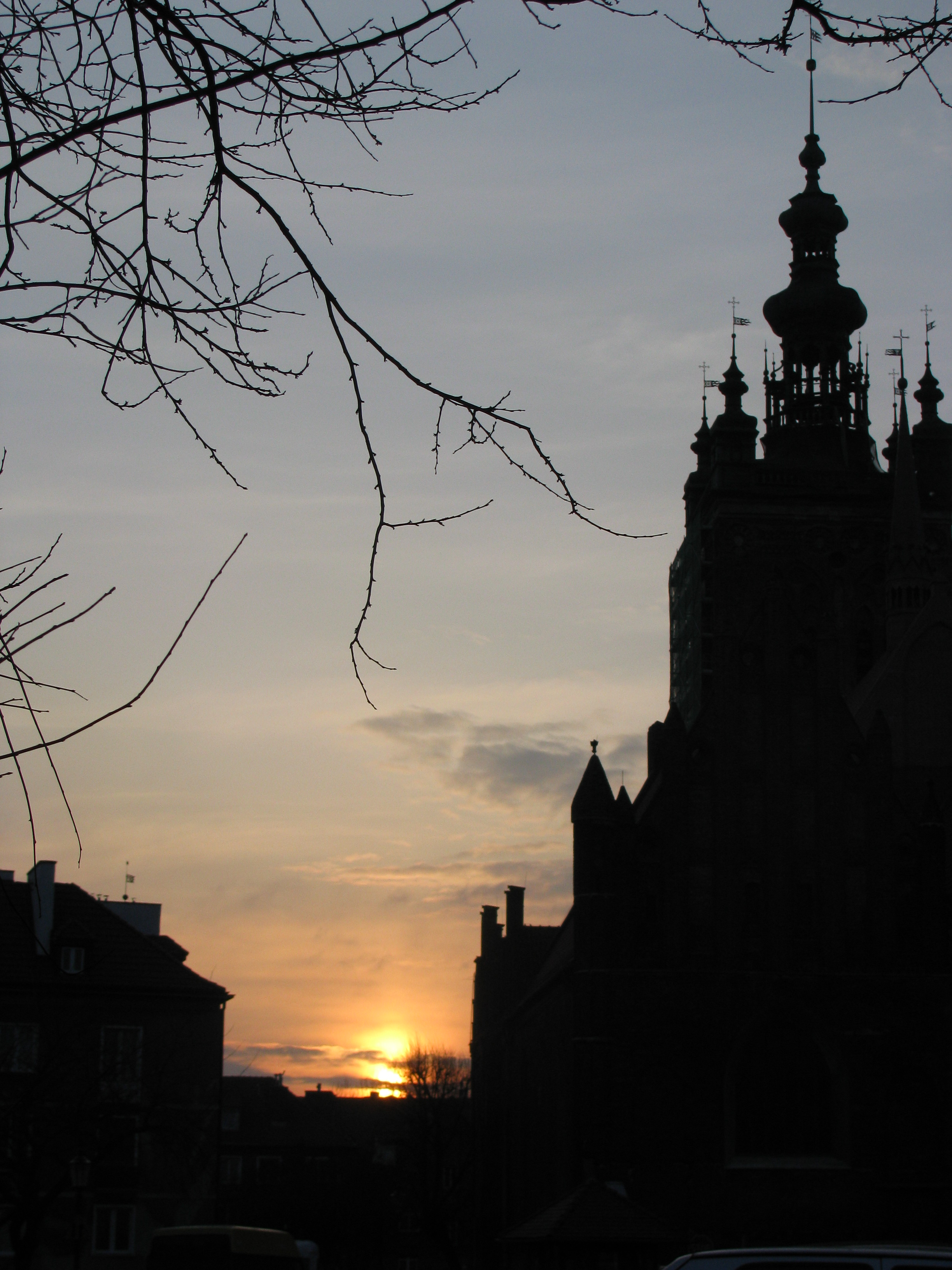 zachód słońca 5.03.09